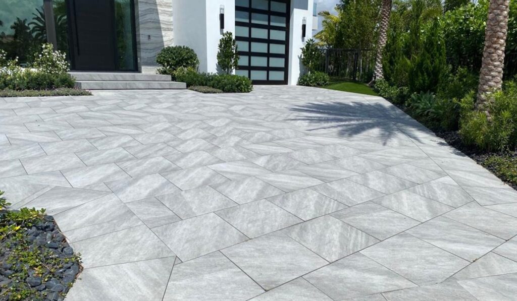 Tiled Driveway